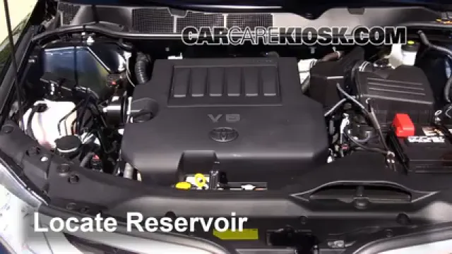 2014 Toyota Venza LE 3.5L V6 Líquido limpiaparabrisas Agregar líquido